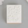 Printing wood, rubber "Flowers in the bucket" 5x4x2.5 cm