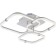 Ceiling light ESCADA, 10280/3LED. 1x77W, LED, 4870LM, 3000/4000/6500K, 580x605x160 mm, chromium color