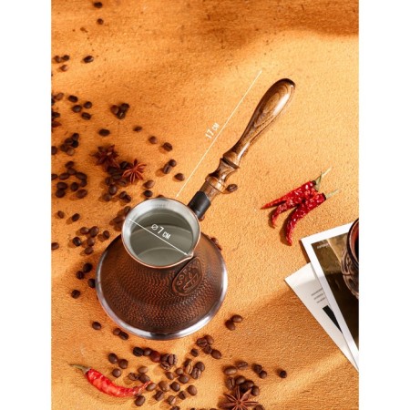 Turk for coffee "Armenian jezva", 620 ml, copper, bottom of the sand-1