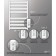 Electric towel Indigo Oktava Slim 5, 800x500 mm, hidden installation, white