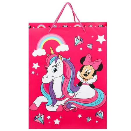 Gift package, 31x40x11 cm, packaging, Minnie Mouse and unicorn-3