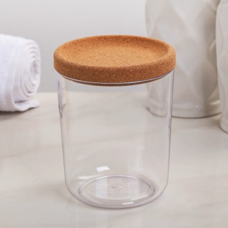 Jar of korely 300 ml, d = 8 cm, h = 10.2 cm, the color is transparent-7