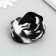 Kapron for flowers two-tone "white-black" 50 cm