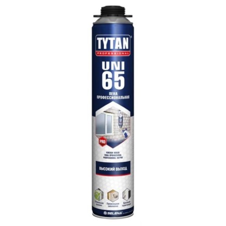 Installation foam Tytan 65 UNI, for a gun, professional, 750 ml