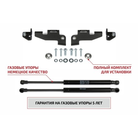 Газовые упоры капота для BAIC X35 2023-н.в., 2 шт., UBAX35011-5