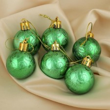 Set of balls plastic D-4 cm, 6 pcs 