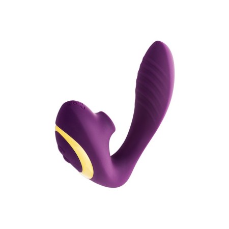 Double stimulation of L’Eroina by Toyfa Mave, silicone, 14 cm, purple color-1