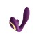 Double stimulation of L’Eroina by Toyfa Mave, silicone, 14 cm, purple color