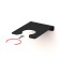 Super -duty holder for storing a garden trimmer, Nastenna, black