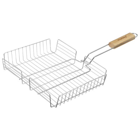 Ground grill Universal Maclay, 25x31 cm, chrome steel, for barbecue-7
