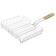Ground grill Universal Maclay, 25x31 cm, chrome steel, for barbecue