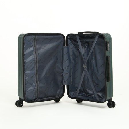 Suitcase 24 ", 42*28*66, lightning department, Code code, 4 wheels removable, green wheels-7
