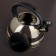 A kettle with a whistle made of stainless steel of a “wave” shares, 2.8 liters, with a heating indicator, a fixed handle