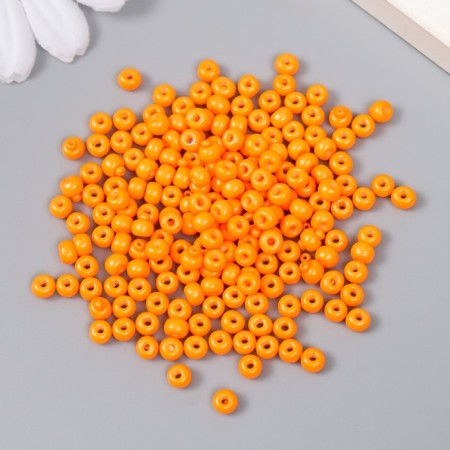 Glass beads 6/0 "pumpkin" 15 grams-1
