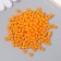 Glass beads 6/0 "pumpkin" 15 grams