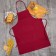 Apron Dilyana "Classic", central bearded, 80*60 cm, 100% p/e