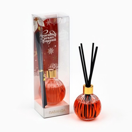 Diffusor Aromatic sticks "New Year's collection: bright moments", lavender aroma, 50 ml-1