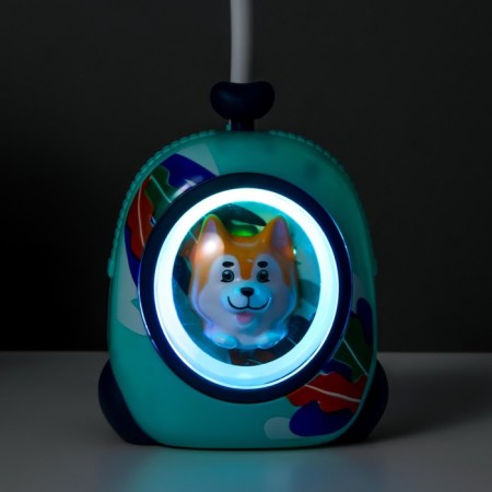 Dog table lamp LED 3W USB Blue 7x8x28 cm Risalux-5