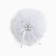 Outlet. Bant for hair on elastic band, white, 10.5 cm, Minnie Mouse