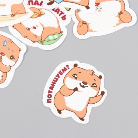 Stickers stickers for scrapbooking "Hamster" 9-355-1