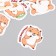 Stickers stickers for scrapbooking "Hamster" 9-355