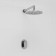The shower system waserkraft a12030, built-in, tropical shower, brass/ABS plate, chrome 101201
