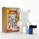 Drawing by acrylic on the plastic figure "Bear", blue, a set for creativity fluid art