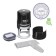 Automatic self-assembled COLOP Printer R 40/2-SET, diameter 40 mm, 2 circles, box office a, black