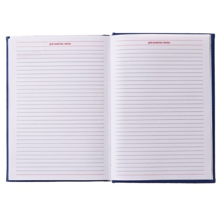 Deliciper of Leduced A5, 160 Vivevella sheets, artificial leather cover, blue-10