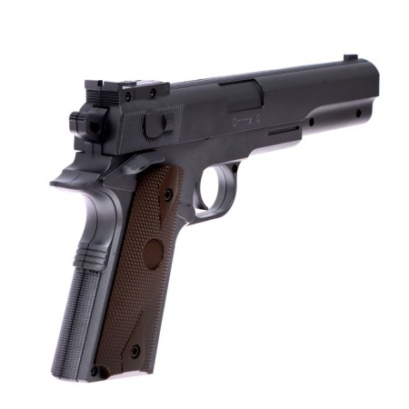 COLT M1911 pistol, with metal elements, 25 cm, shoots 6 mm bullets-2