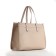 Women's bag with zipper, Textura, average size, beige color