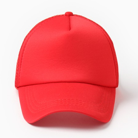 Baseball cap, red color, size 56-58-1