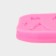 Mold "New Year's Eve", silicone, 8 × 1.1 cm, pink color
