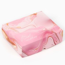 Кондитерская упаковка, коробка Best wishes, 17 х 20 х 6 см