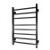 Electric towel "Sanprise" Quadro P8, 500x800 mm, universal, black
