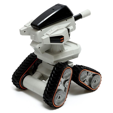 Luno Road tank, radio control, sound, shoots gel bullets, white-2