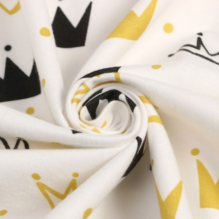 Flanel Crown diaper, size 75x120 cm, 170 g/m, cotton 100%-1