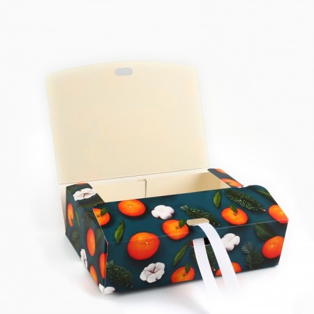 Folding Gift Box "Tales", 16.5 x 12.5 x 5 cm, without tape, New Year-3