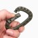 A set of tactical carbines 3 pcs, ABS plastic, 8.5 cm, carrying capacity - 80 kg, khaki