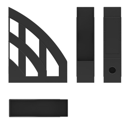 Vertical papers 75 mm, Erichkrause Office, Black-6