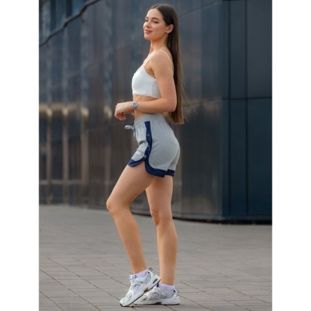 Women's shorts ise, size 46 cm, gray color-8