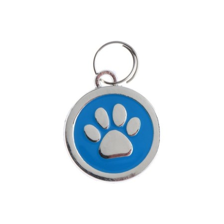 Address for engraving "paw", 2.5 cm, blue-1