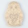 Harvesting for creativity. Wood painting "Matryoshka", 5 pcs