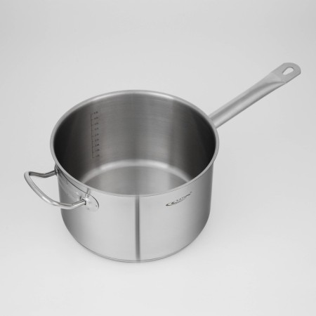 Bucket "General catering", 6.3 l, d = 24 cm, h = 14.5 cm, metal cover, metal handle, with a heat distribution layer-3