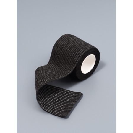 The bandage tape for the tattoo machine, 5 cm × 5 m, black color-1