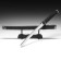 Souvenir weapon "Katana", without a stand, black scabbard for snake skin, 70 cm