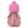 Soft toy "Bunny mi in a dress and a fur hat", 25 cm