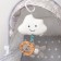 Musical Suspension "Leon Lion", with a squeak, on a crib, stroller, crumb I