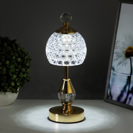 Table lamp sensory "Bailey" LED 10W battery gold 11x11x34.5 cm-2