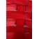 Wicker basket, D13 x H9.5/28 cm, bamboo, red